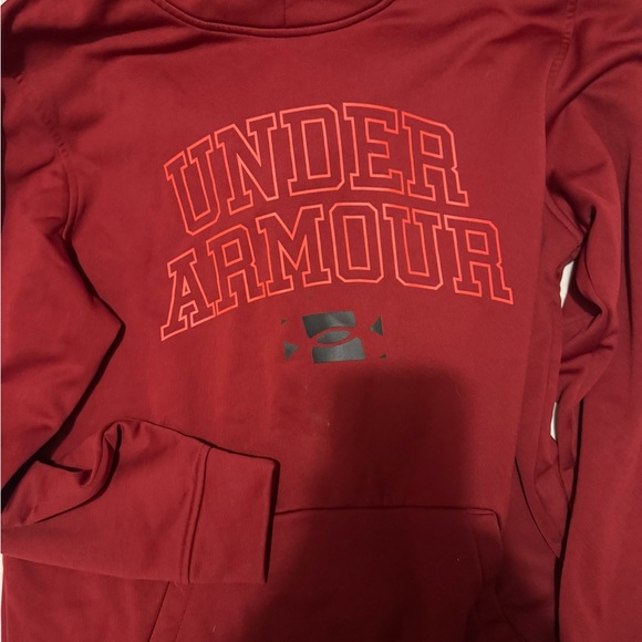 Under Armour Maroon Sweatshirt with Logo - Picture 2 of 4
